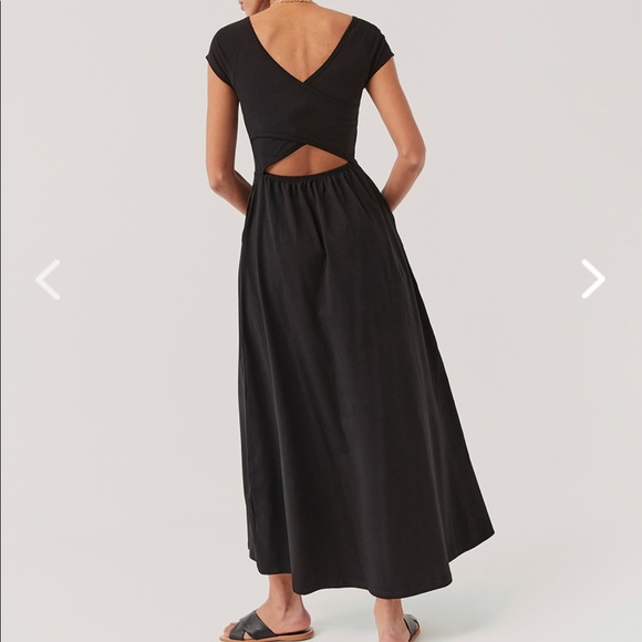 Pact Dresses & Skirts - PACT Fit and Flare Maxi with cross back